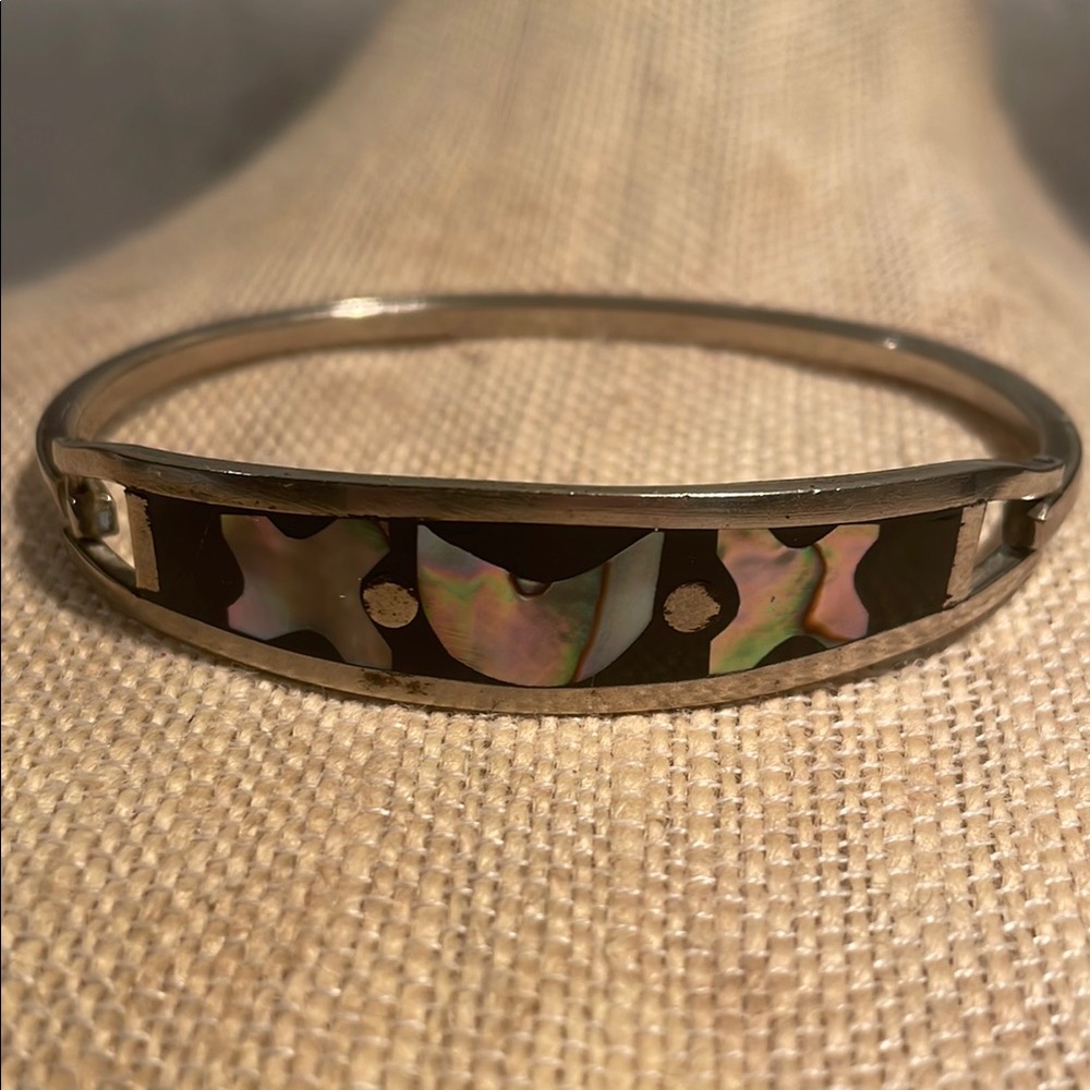 Hecho En Mexico Hinged Bracelet